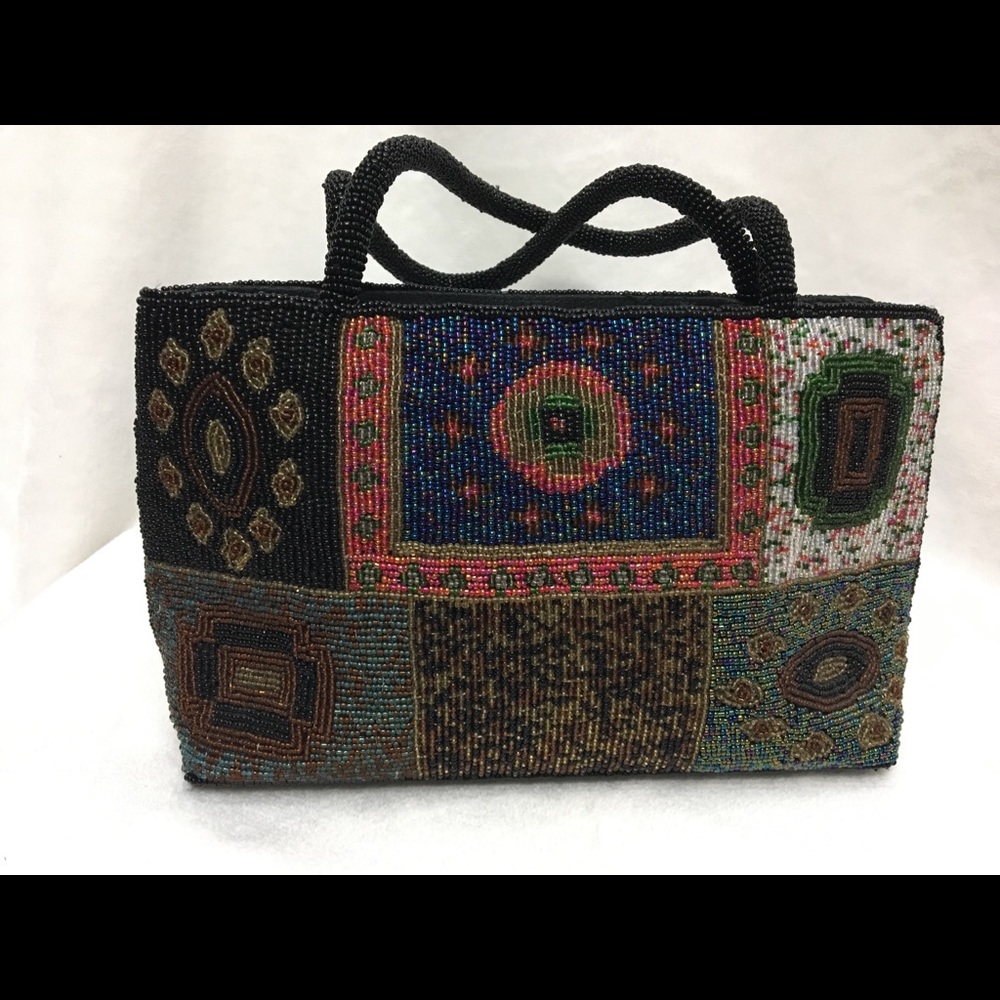 Multi Colored Beaded Bag! - Picture 2 of 5